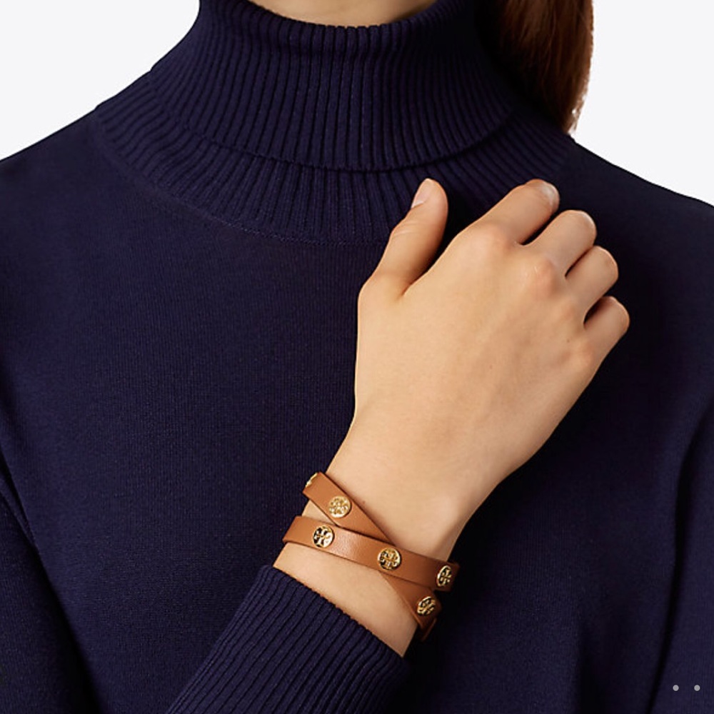 Double wrap Tory Burch bracelet